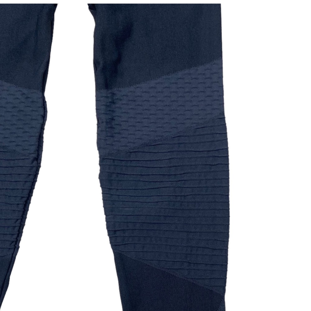 Spanx Ribbed Compression Tight Legging Black Gray… - image 3